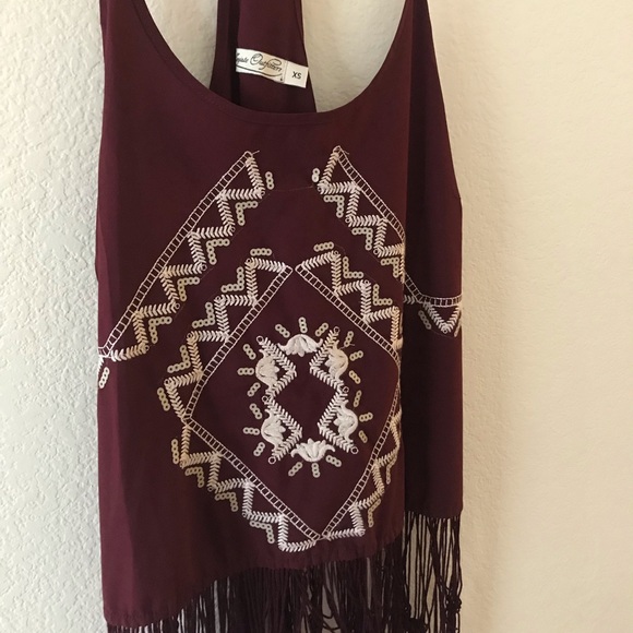 Maroon tank top - Picture 1 of 1